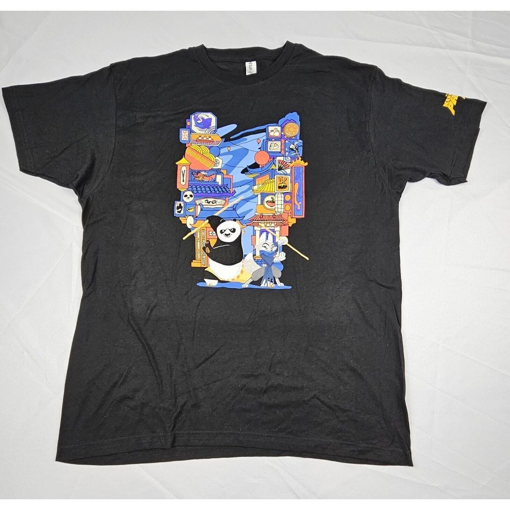 KUNG FU PANDA 4 T-Shirt Mens Lrg & XL. Movie Promo 2024 Movie Tee. Deadstock